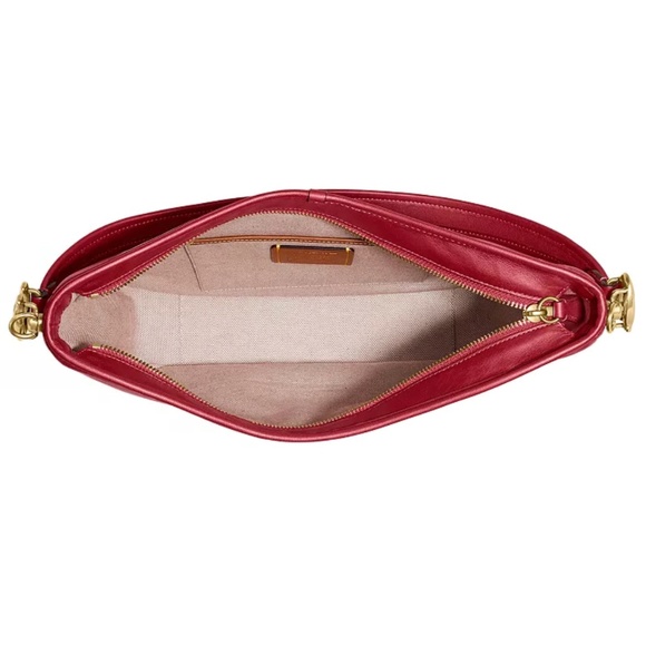 NWT $395 COACH Soft Tabby Leather Hobo Bag in Brick Red! - Picture 5 of 16